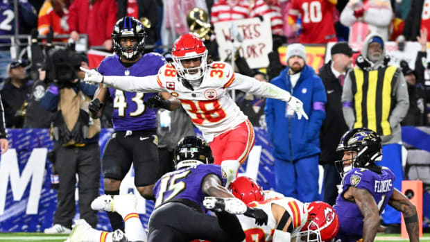 Kansas City Chiefs cornerback L'Jarius Sneed.